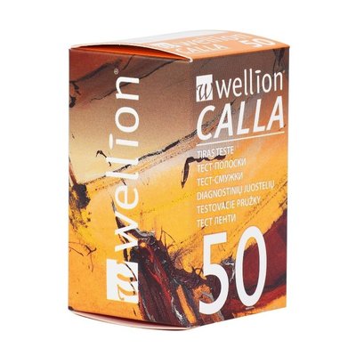 Тест смужки Wellion Calla 50 шт 19737 фото
