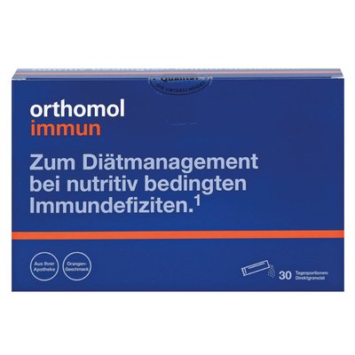 Ортомол Orthomol Immun Directgranulat Orange гранули на 30 днів 41366 фото