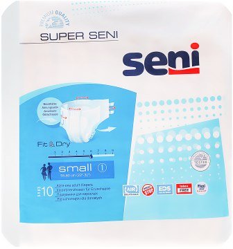 Підгузки SUPER SENI Small (1) 10 шт 26588 фото