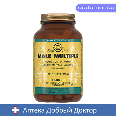 Комплекс вітамінів для чоловіків 60 таблеток Solgar (Солгар) 29002 фото