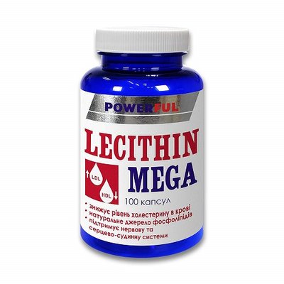 Лецитин Мега Powerful капсулы №100шт 39955 фото