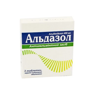 Альдазол 400 мг таблетки, 3 шт Альбендазол 913 фото