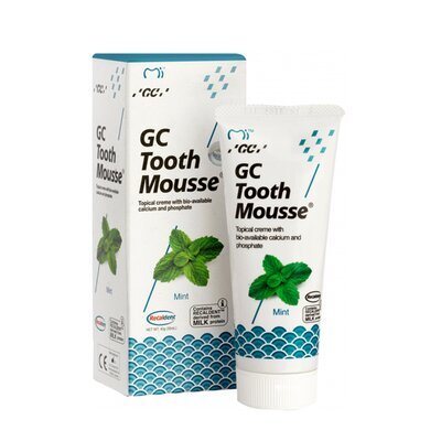 GC Tooth Mousse Крем стоматологічний для відновлення емалі зубів, М'ята, 35 мл Тус Мусс 36570 фото