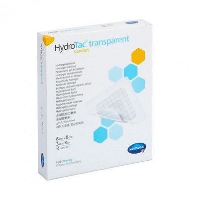 Пов'язка ГідроТак HydroTac transparent Comfort 8см х 8см 1 шт 40033 фото